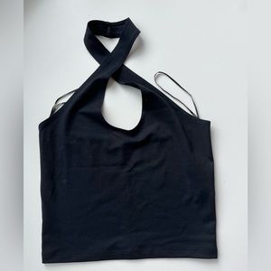 Abercrombie & Fitch Keyhole Halter Tank Top